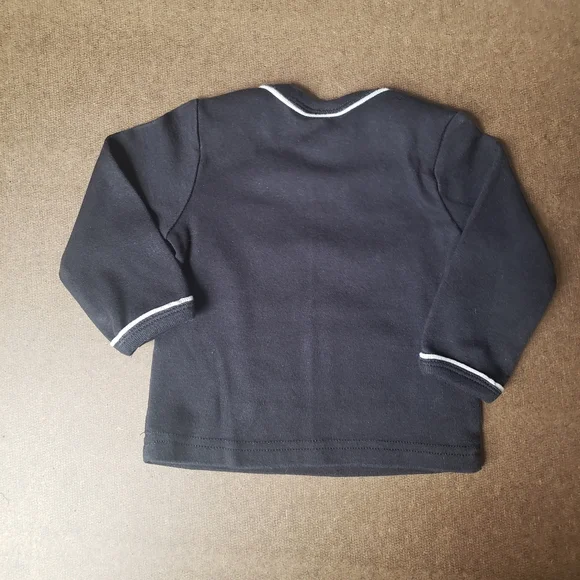 Harley Davidson Born to Ride Black Long Sleeve 3-6month Shirt - Picture 5 of 5